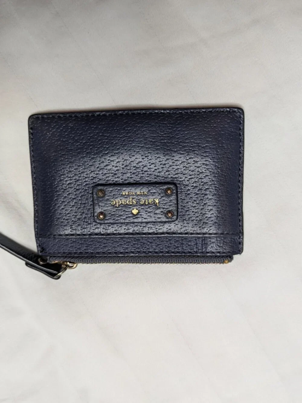 Kate Spade Grove Street Millie Crossbody bag in Gray-Blue, matching change purse